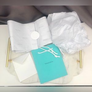 NEW | Tiffany & Co. Small Shopping Bag, Original Ribbon, Gift Note & Tissue Wrap